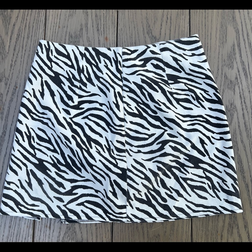 Zebra Print Shein Skirt